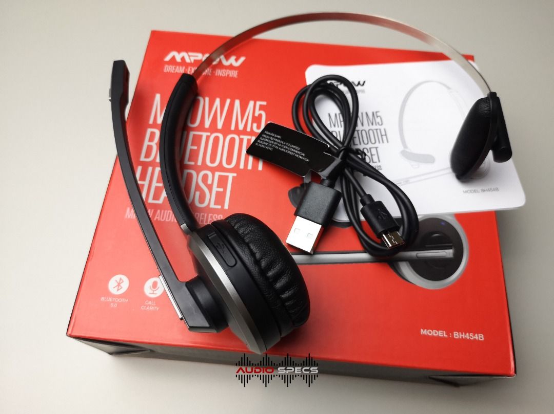 MPOW M5 Pro Bluetooth Headset with Microphone (Category: Headphones & Headsets) located in Quezon City. Submitted by allanpauco (Listing ID 1265084795, Image 1). Description: 🔥 MPOW M5 Bluetooth Headset with Microphone 🔥 Brand new units available on hand ₱1,350 Mpow 454AB [078AB Upgraded] Bluetooth 5.0 Wireless Headphone Headset with Noise Reduction Mic for Phones, Skype, Call Center, Office (Support Media Playing) • Noise Canceling Bluetooth H