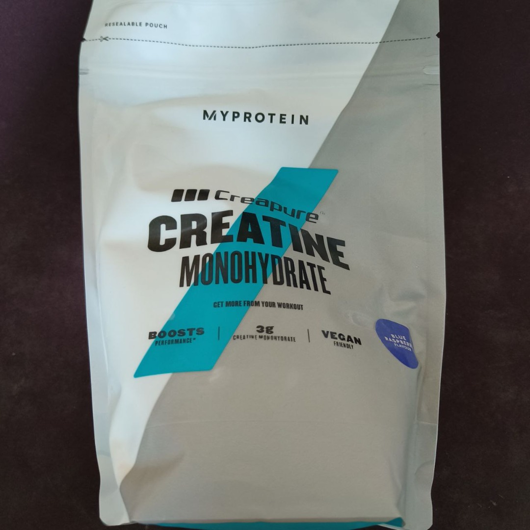 Myprotein Creapure Creatine Monohydrate Blue Raspberry Flavor, Health