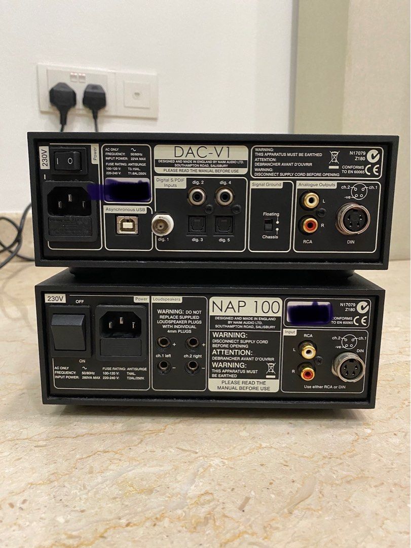 Naim DAC Preamp and Power amp (DAC V1 and Nap 100), Audio, Soundbars