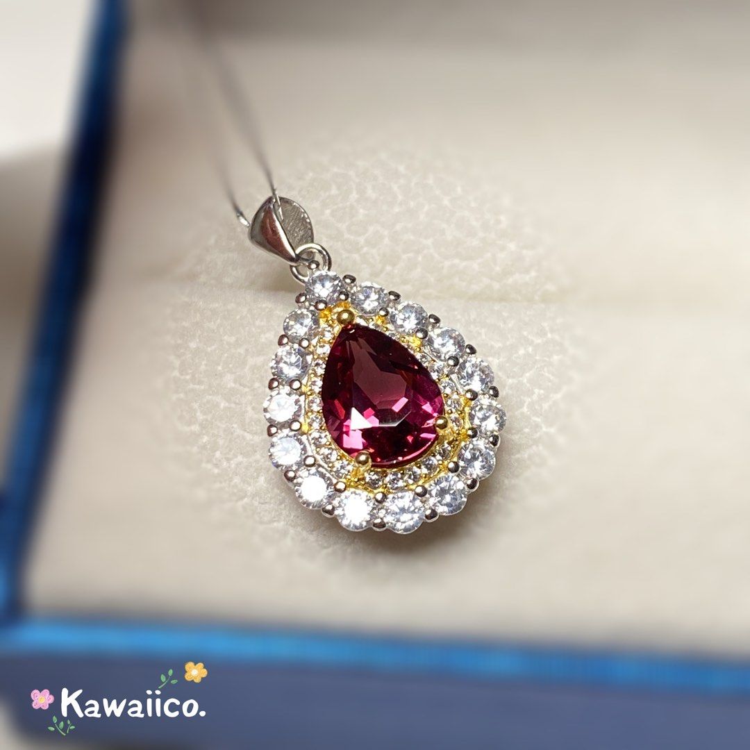 Pyrope garnet necklace sale