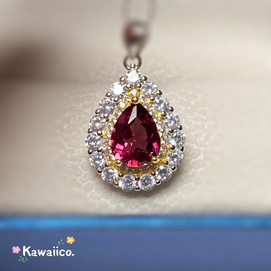 Natural Pyrope Garnet Gemstone Necklace