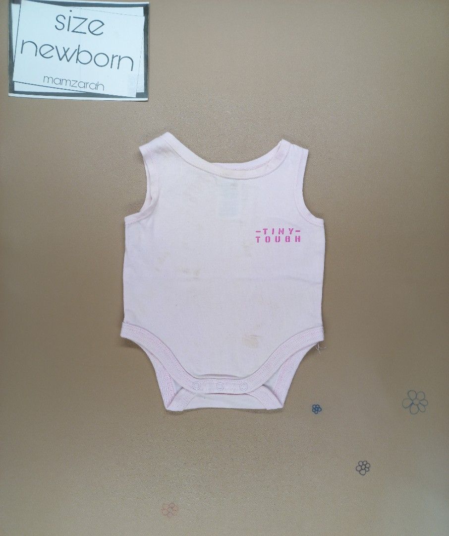 NB Tradie Baby Singlet Romper Babies Kids Babies Kids