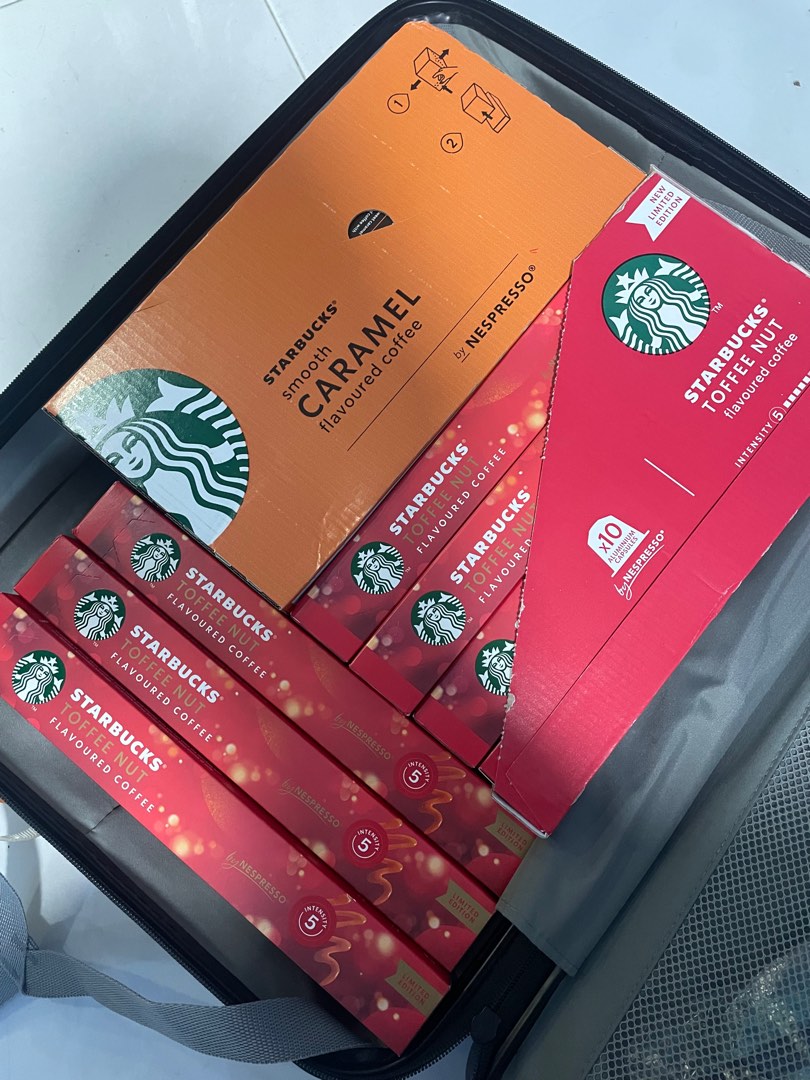 Nespresso Starbucks Toffee Nut Flavoured Coffee Capsules/Pods – Caramelly