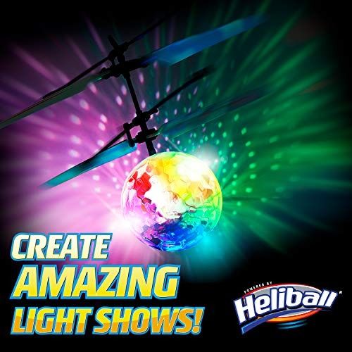 New Arrival WOW STUFF Heli Ball Auto Launch RC Mini Flying Ball with LED Light Show Multi