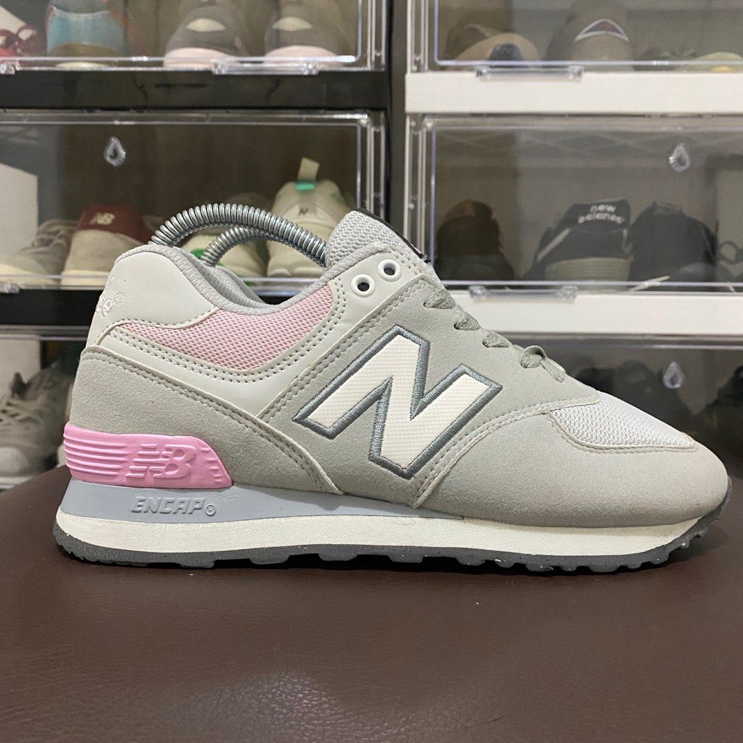 New Balance 574 Gyg New Balance 574 Grey Pink, Fesyen Wanita
