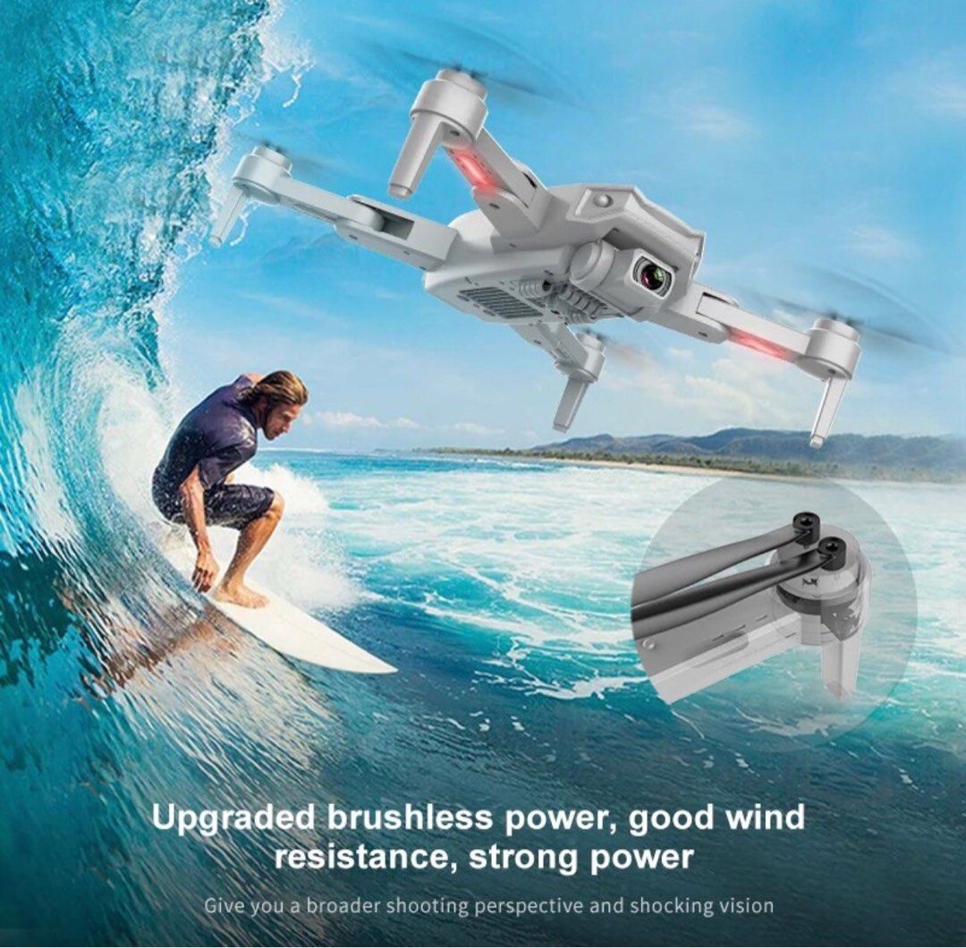 New S608 Pro GPS Drone 4k Profesional 6K HD Dual Camera Aerial