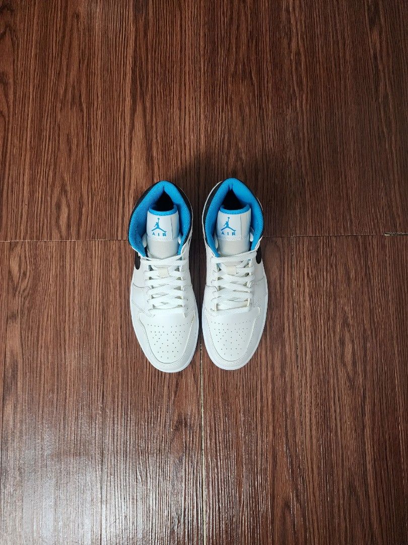 jordan 1 mid laser yellow