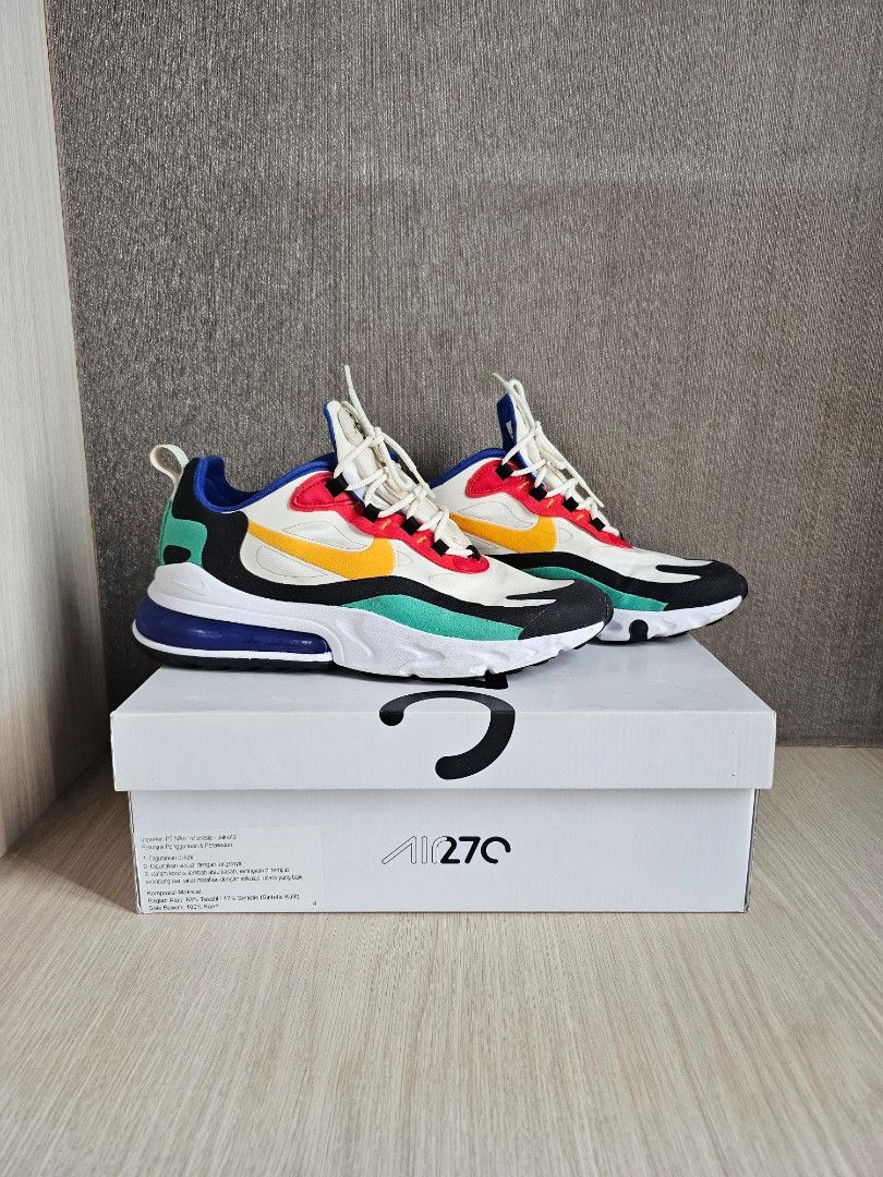 Air max 270 clearance react phantom university gold