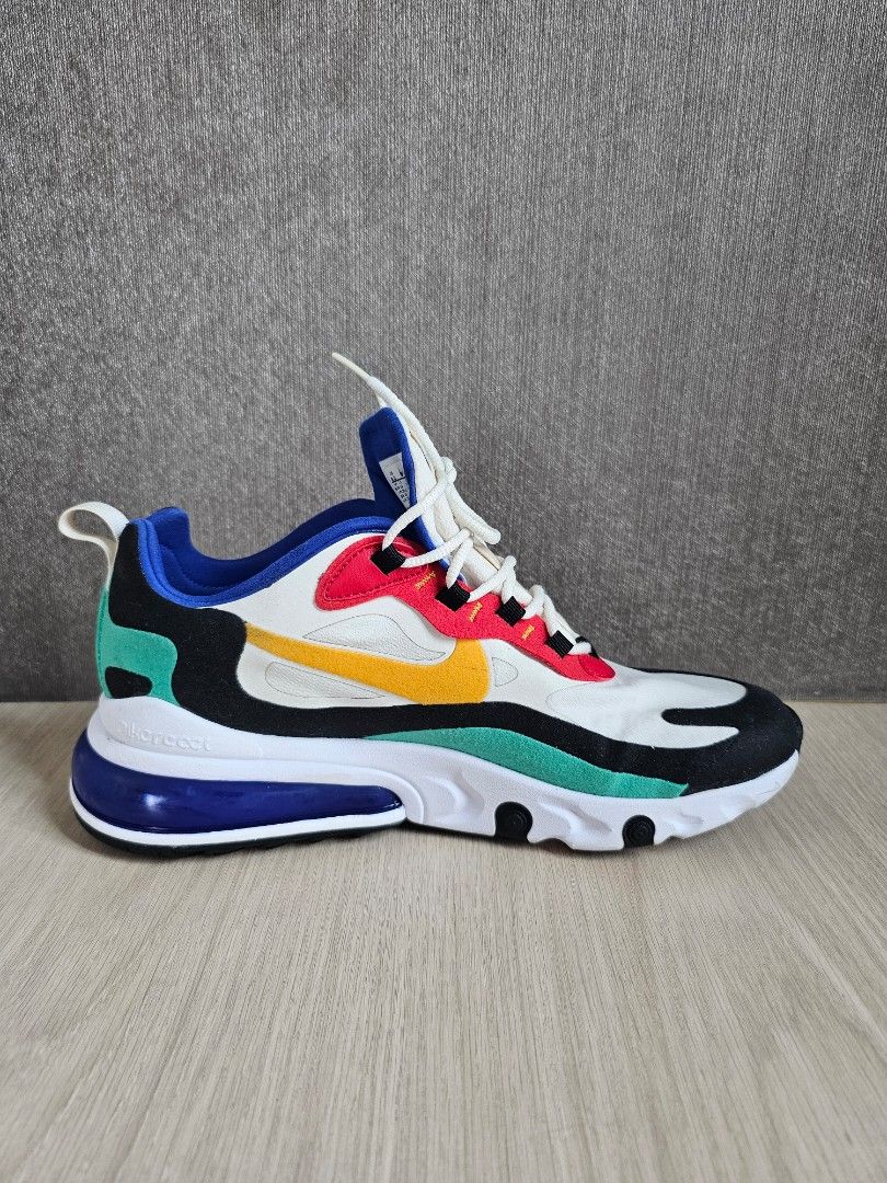 Nike air max 27 cheap react phantom university gold