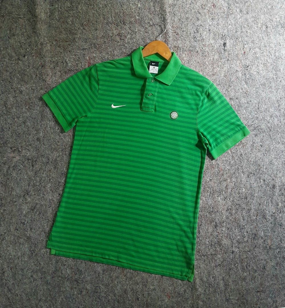 NIKE CELTIC FOOTBALL CLUB MENS POLO SMALL SWOOSH