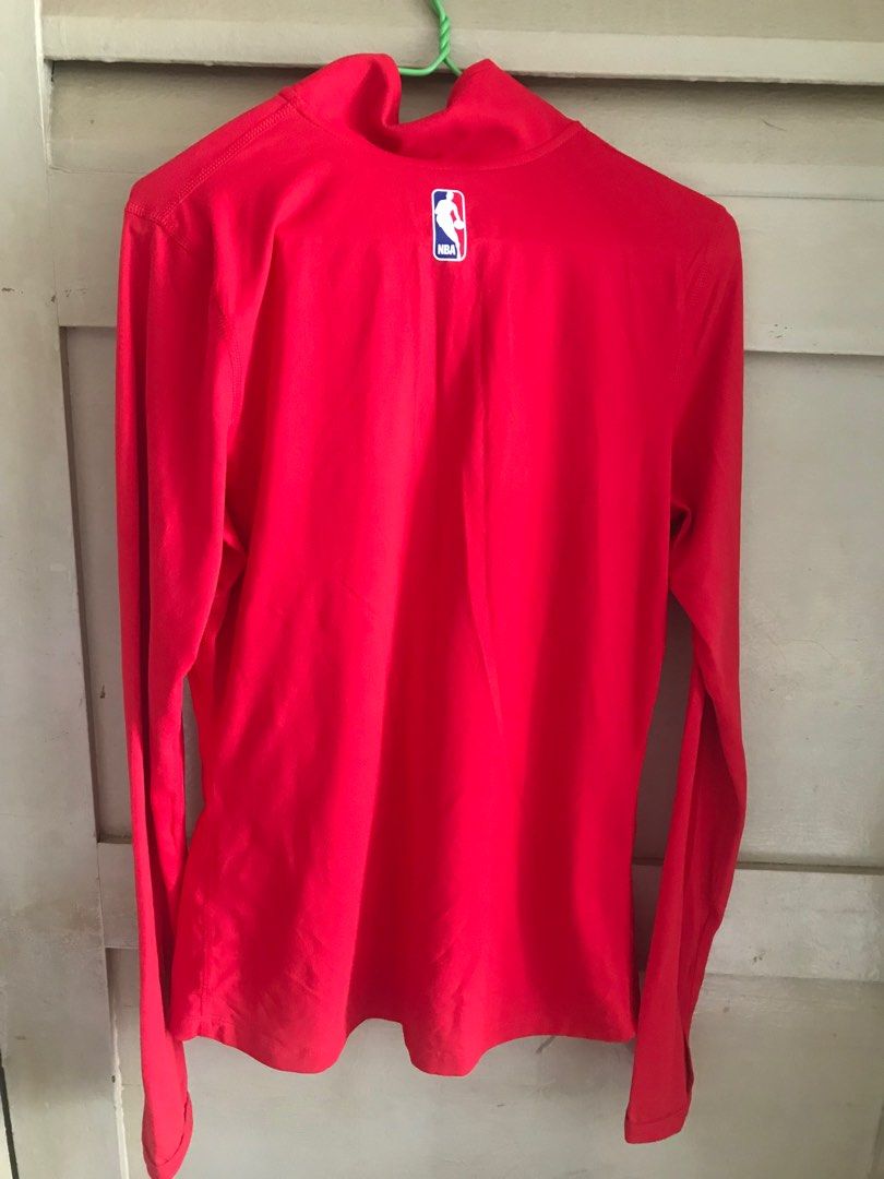 Red nike dri fit long sleeve hotsell