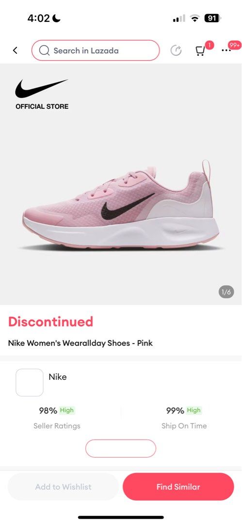 All sales pink shoes