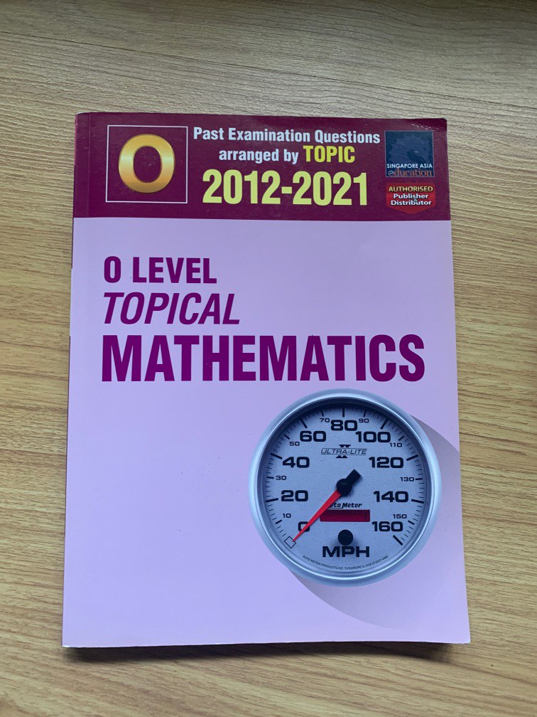 O Level Topical Math O Level mathematics topical TYS, Hobbies & Toys, Books & Magazines ...