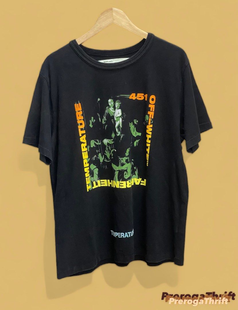 Off white fahrenheit t shirt sales