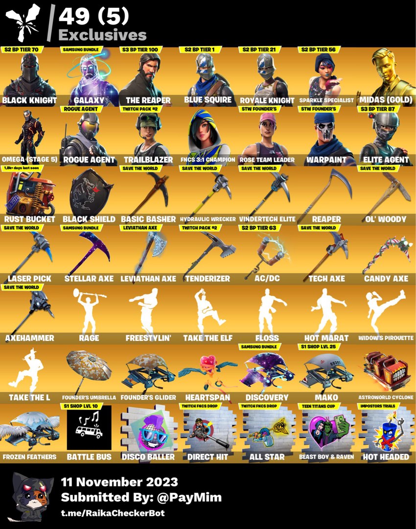 OG Fortnite Account, Video Gaming, Video Games, Others on Carousell