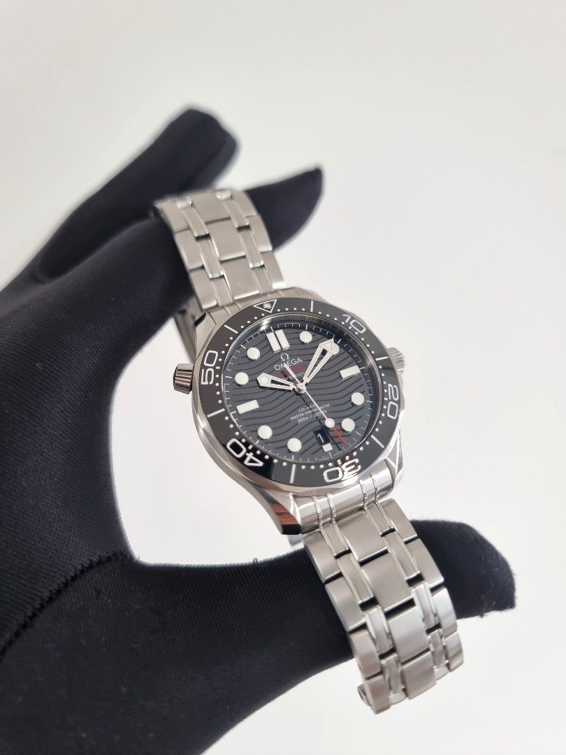 OMEGA BRACELET SEAMASTER SEA MASTER 300 SMPC BLACK DIAL DIVER 300M CO AXIAL MASTER CHRONOMETER 42 MM 210.30.42.20.01.001