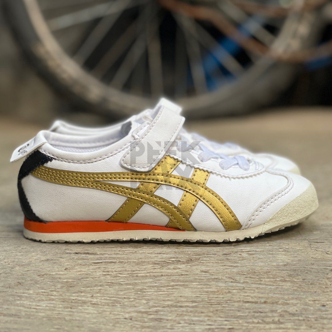 Onitsuka tiger mexico top 66 kids gold