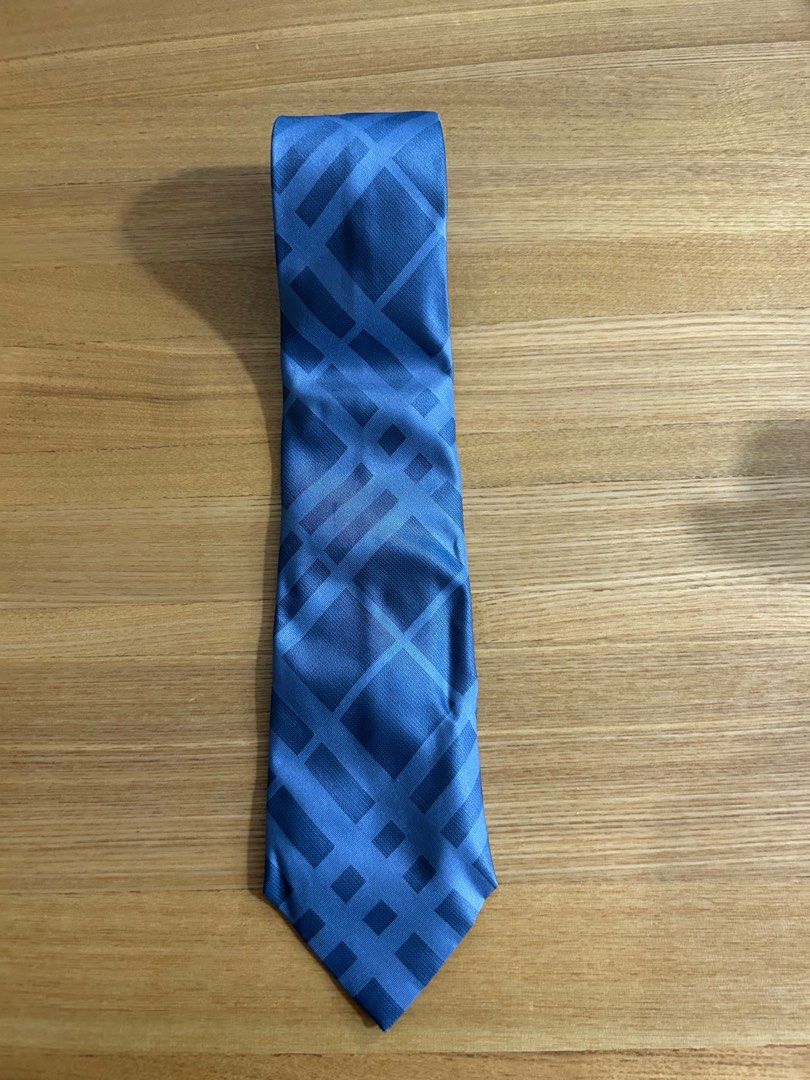 Original Burberry Check Tie Men s Fashion Watches Accessories