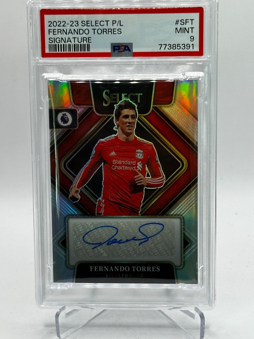 Panini Select Liverpool Fernando Torres Auto PSA Graded, Hobbies 