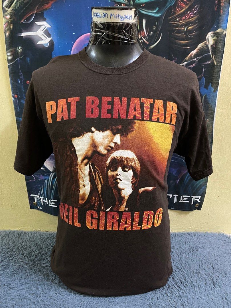 PAT BENATAR NEIL GIRALDO Y2K Men s Fashion Tops Sets Tshirts