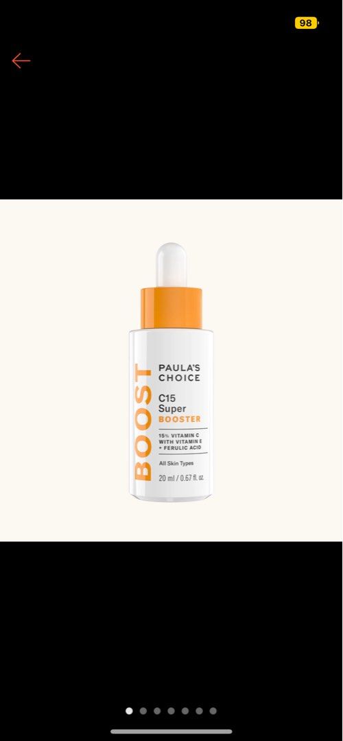 Paula's Choice Vitamin C 15 Super Booster Serum, Beauty & Personal Care