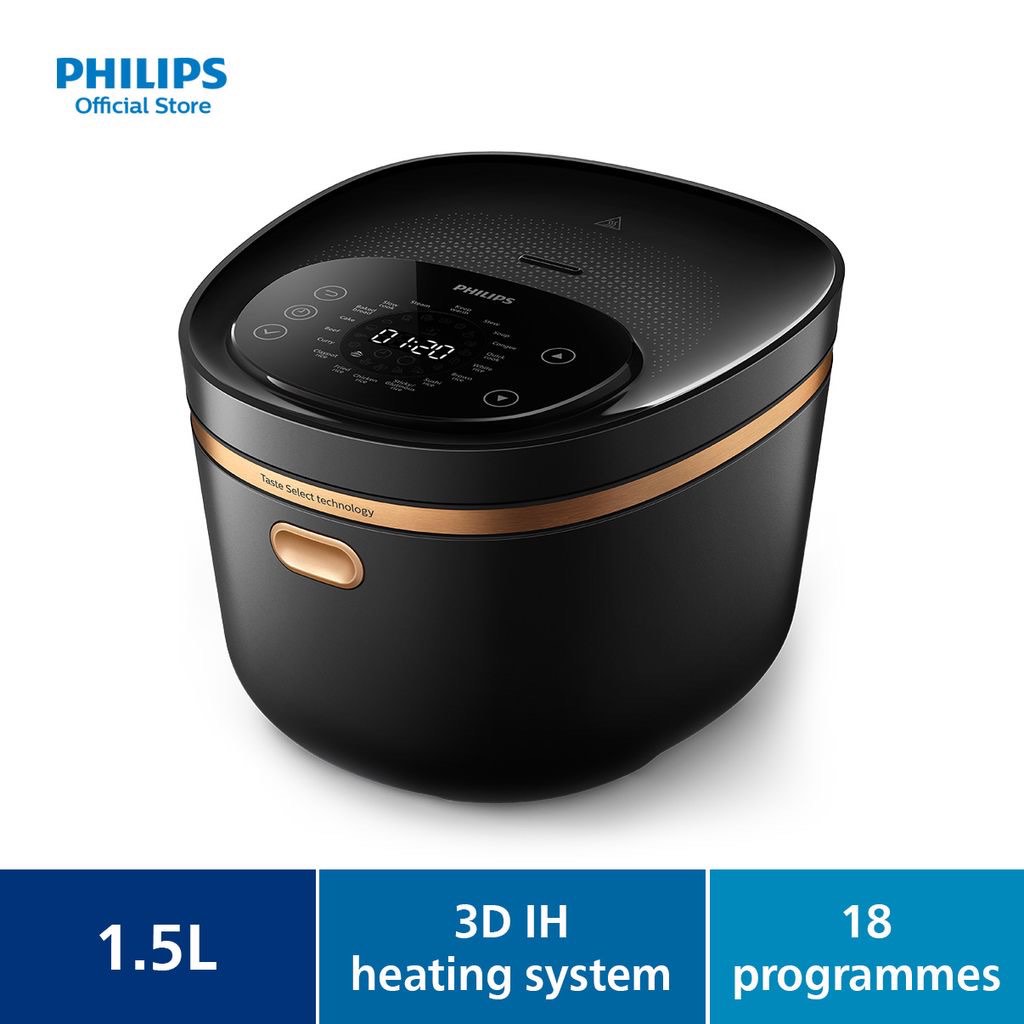 Philips HD4539/62 Rice Cooker IH Heating 1.5L, TV & Home Appliances
