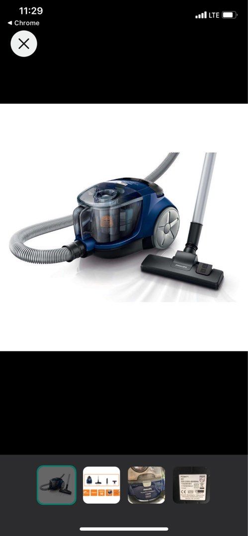 phillips fc8471 vacuum cleaner bagless, Furniture & Home Living ...