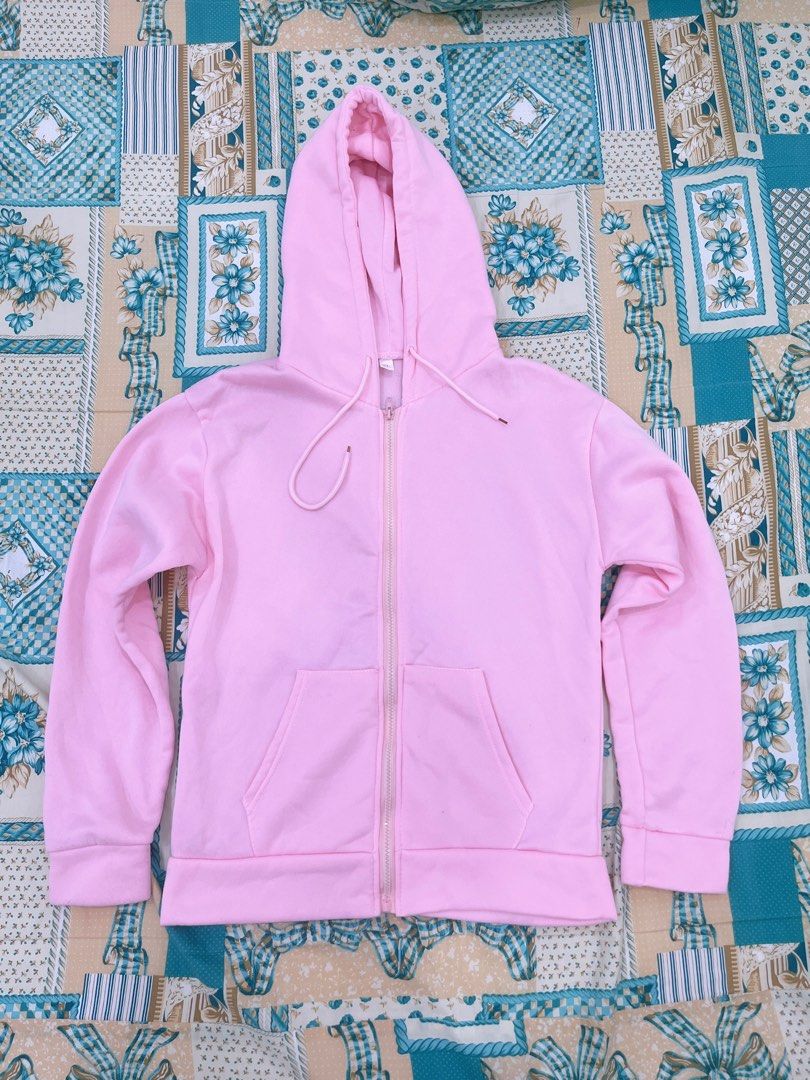 Pink Women Jacket Lady Jacket Size XL Length 60cm Bust 47cm Sleeve 56cm