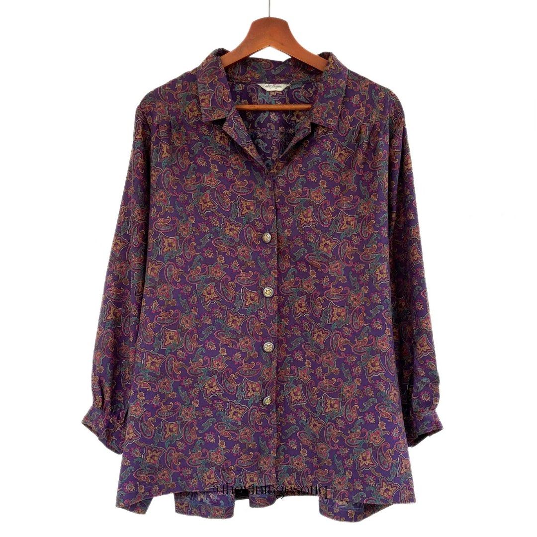 Vintage blouses plus hotsell size
