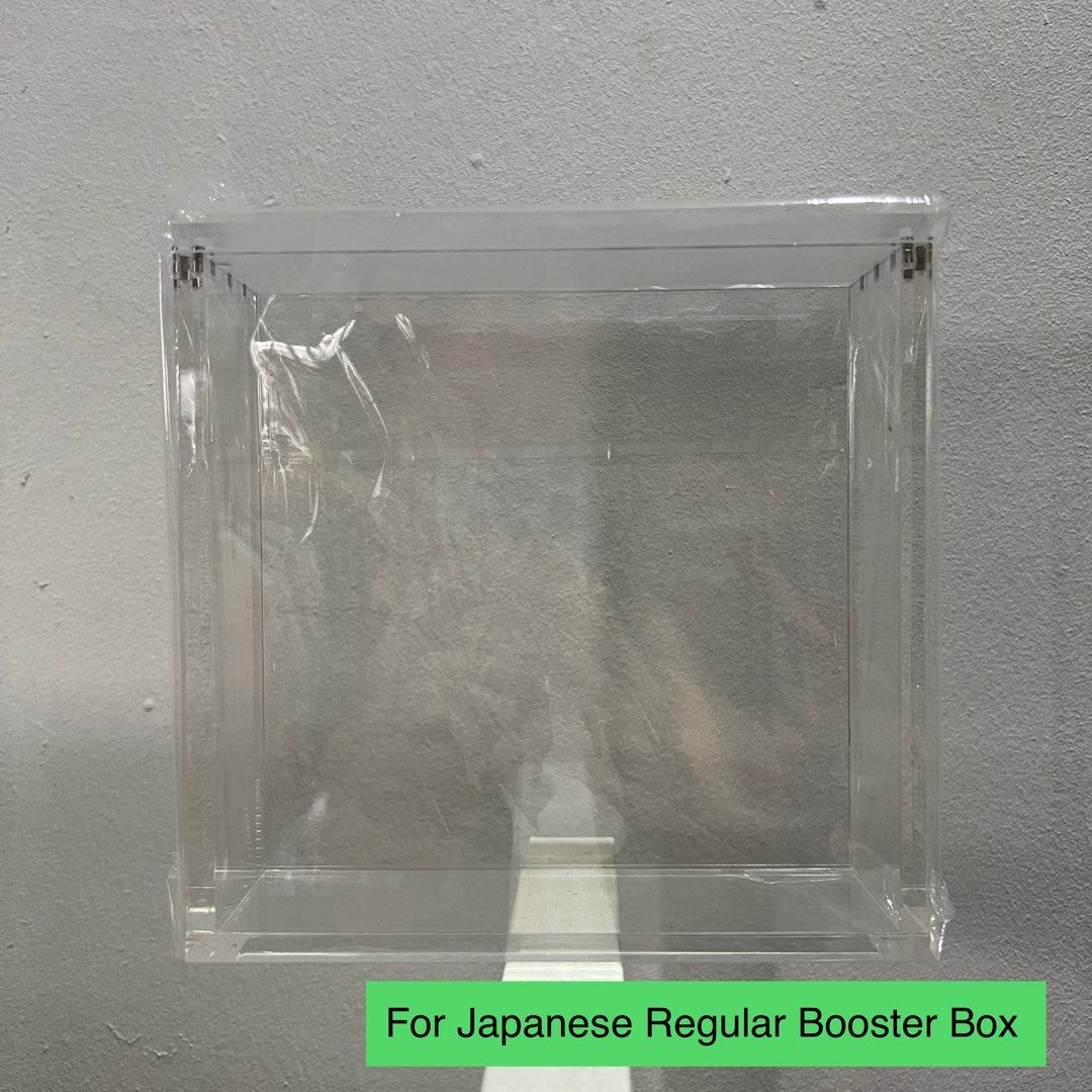 Pokemon Japanese Sealed Booster Box Acrylic Display Case [Regular/High ...