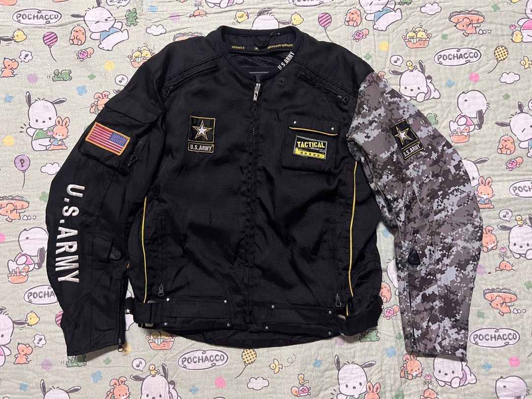 Power Trip U.S. Army Motorcycle Riding Jackets Men s Fashion