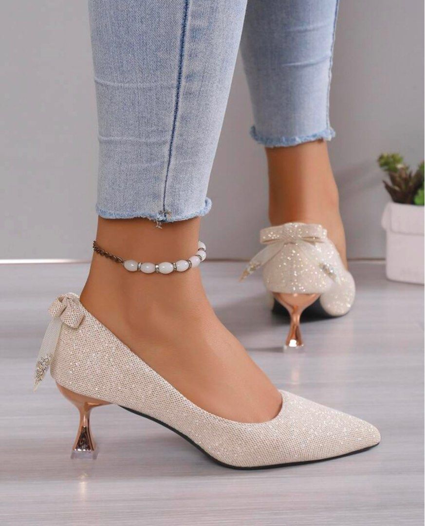 Glitter shoes heels outlet