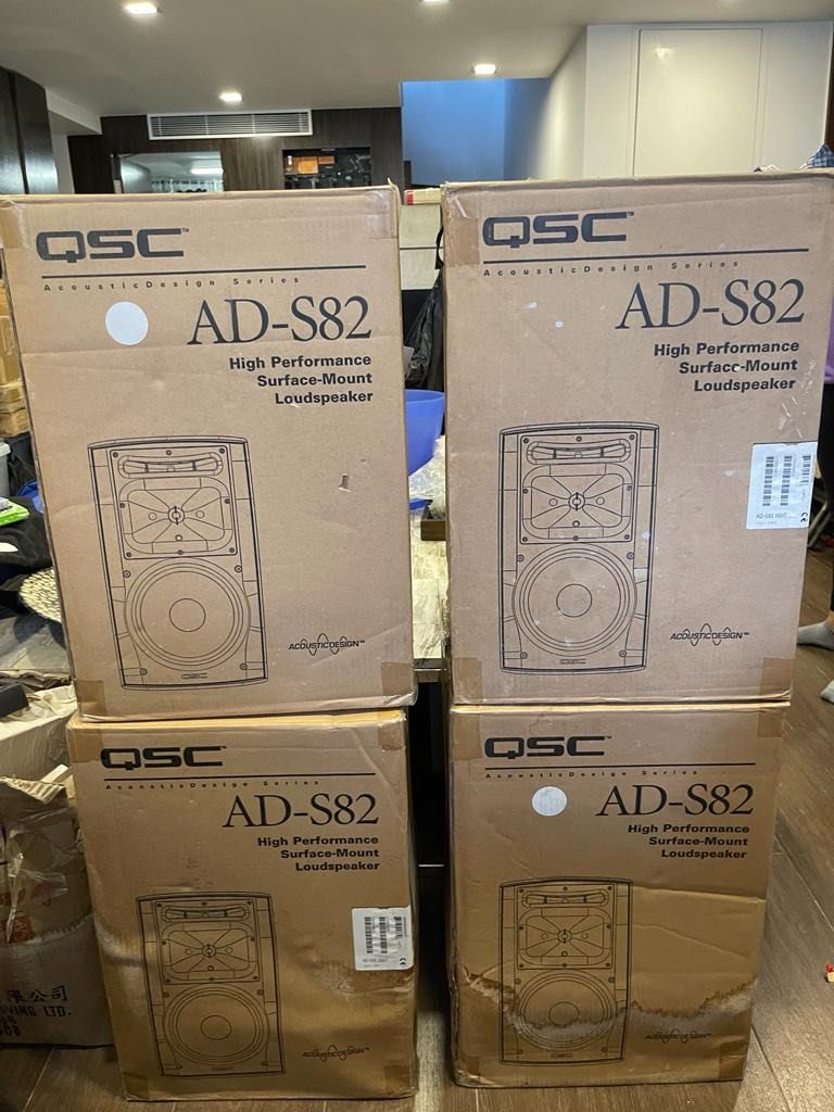 Qsc ADS82 speaker (4 隻）, 音響器材, Soundbar、揚聲器、藍牙喇叭、耳擴 Carousell