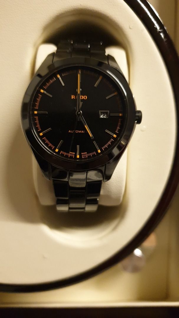 Rado hyperchrome black dial sale