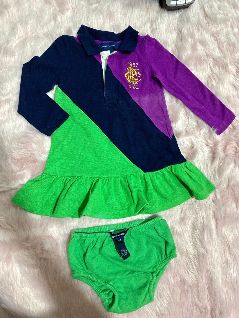 Ralph Lauren RL set dress (Category: Babies & Kids Fashion) located in Dagupan City. Submitted by shoppaholic_mom_of_beabee (Listing ID 1265030426, Image 1). Description: .