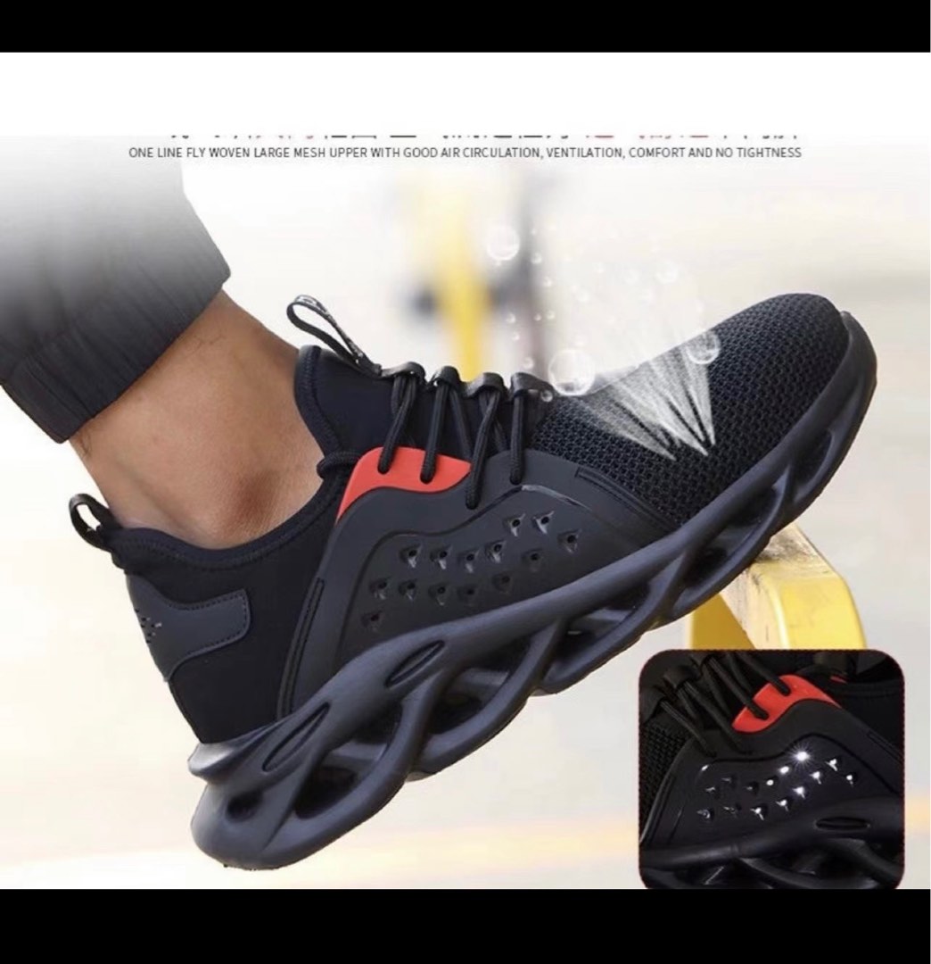 Ventilated steel toe shoes hotsell