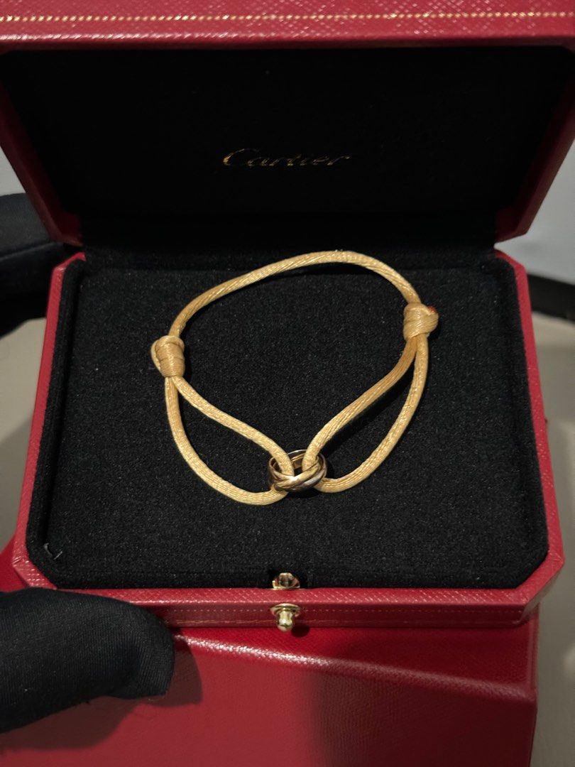 Cartier trinity clearance silk cord bracelet