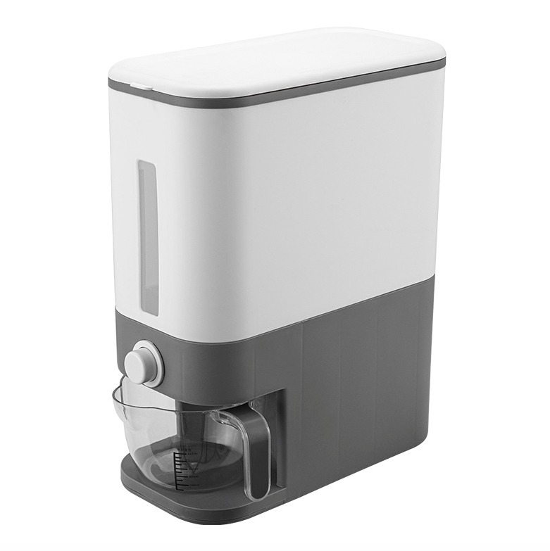 RICE DISPENSER BRAND NEW IN BOX WITH CRACKED CUP (DELIVERY DAMAGE