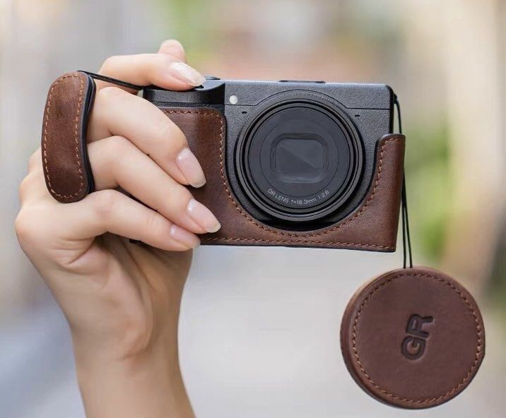 Ricoh GR III Vintage Leather Case, Photography, Photography Accessories