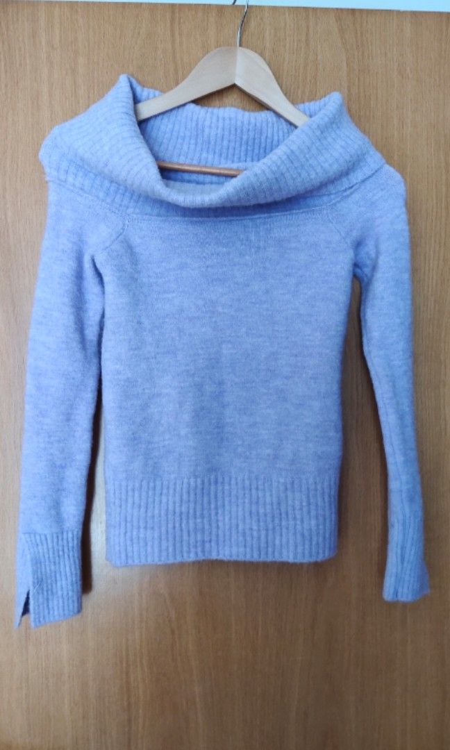 River Island knit long sleeve (Category: Coats, Jackets and Outerwear) located in Malabon City. Submitted by luckyfive (Listing ID 1265130627, Image 3). Description: River Island knit long sleeves off shoulder top brand new with tag, with stretch I think I paid £38 for this, but didn't get to wear 1st photo, reference when worn last photo is the exact color, very light lavender/lilac Labeled XS, fits XS- S more items listed everyday discount on m