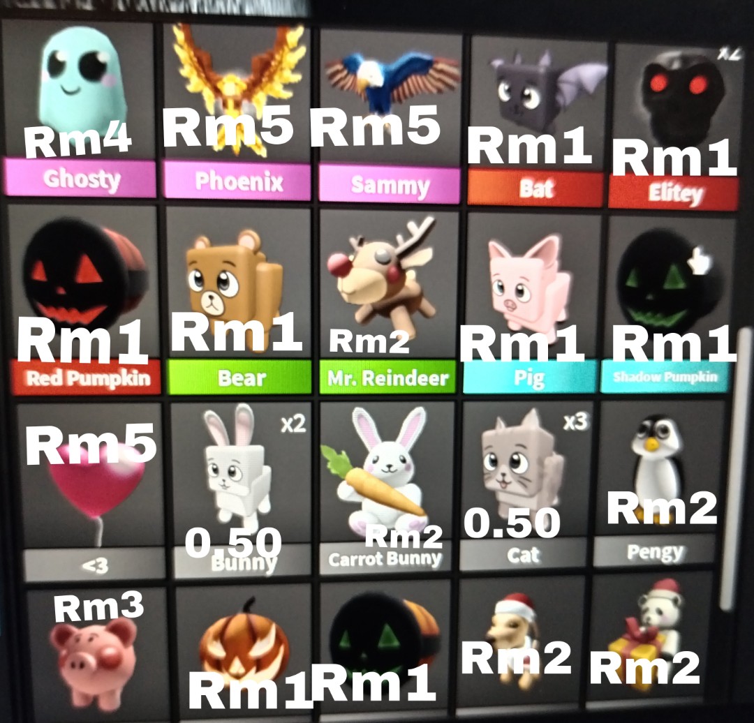 MM2 items ! Roblox, Video Gaming, Gaming Accessories, In-Game Products on  Carousell