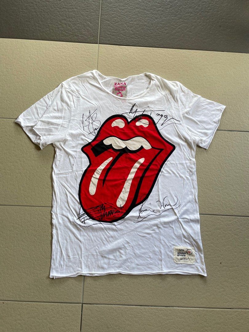 Zara t hotsell shirt rolling stones