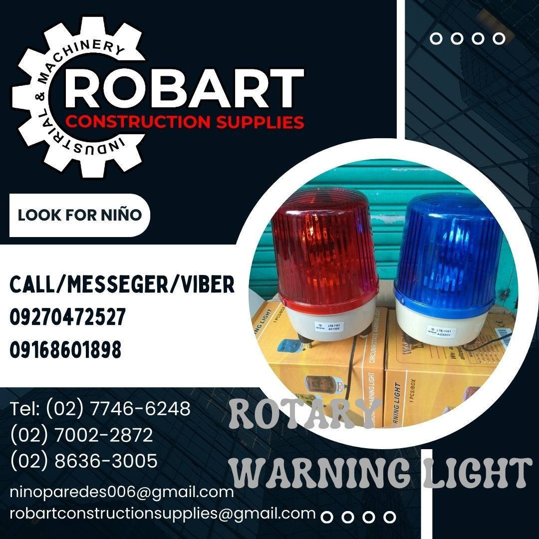 ROTARY WARNING LIGHT, Commercial & Industrial, Construction Tools ...