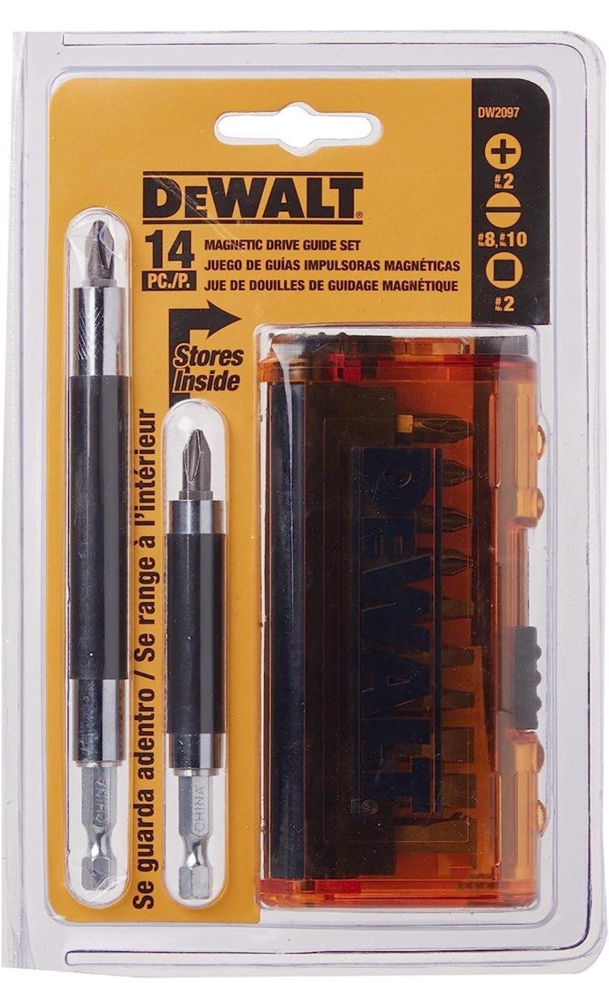 Sealed New DEWALT DW2097CS 14 Piece Drive Guide Bit Set can used by other brands such as bosch makita milwaukee