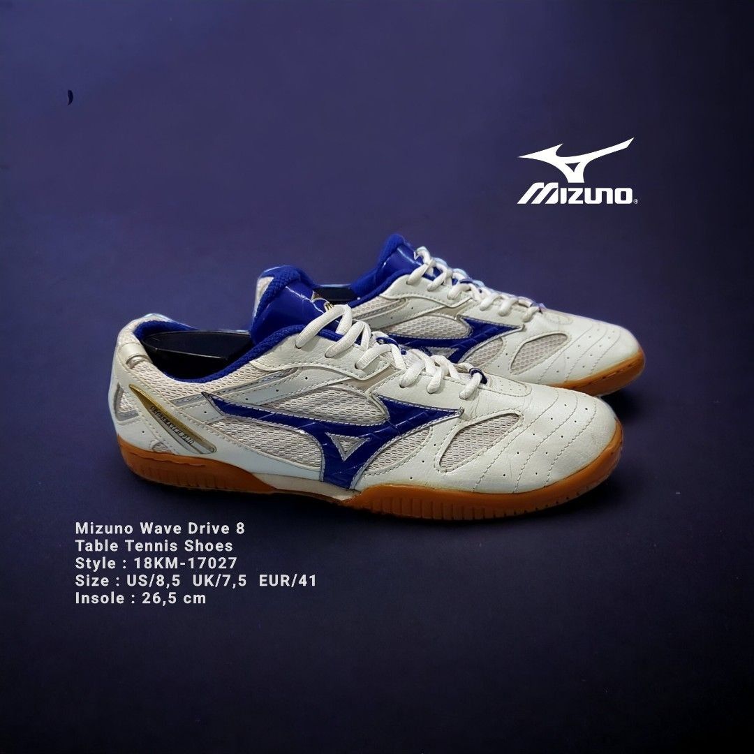 Mizuno tennis deals table
