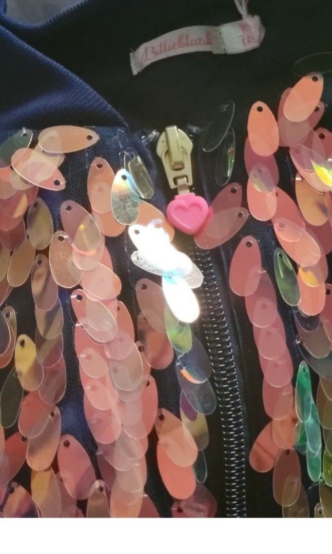 Sequins jacket (Category: Babies & Kids Fashion) located in Singapore. Submitted by jodi (Listing ID 1265000375, Image 3). Description: brand new billie blush sequins jacket. the perfect gift this holiday season #xmas.