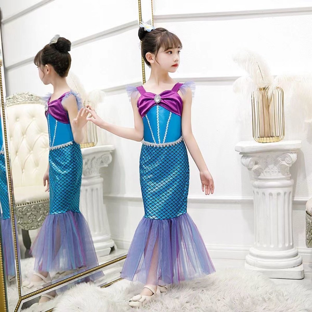 Kids mermaid dress hot sale