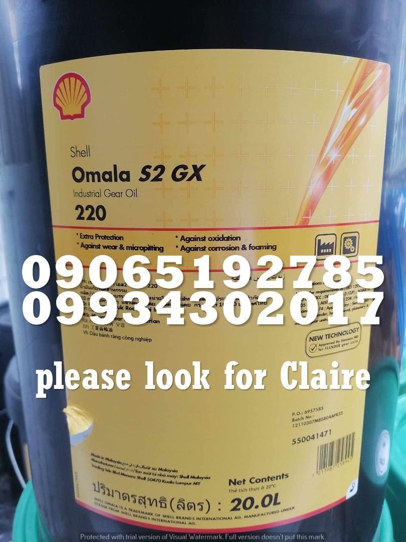 Shell Industrial gear oil, Commercial & Industrial, Construction Tools