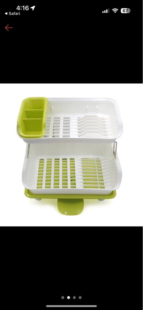 Smart home 2 tier dish drying rack, Furniture & Home Living ...