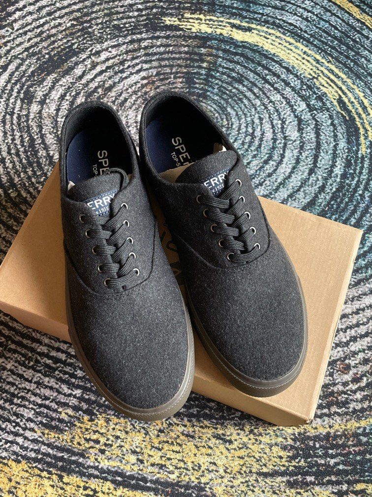 Sperry Captain s CVO Shoes Wool Black Color Size US 9.5 School Work